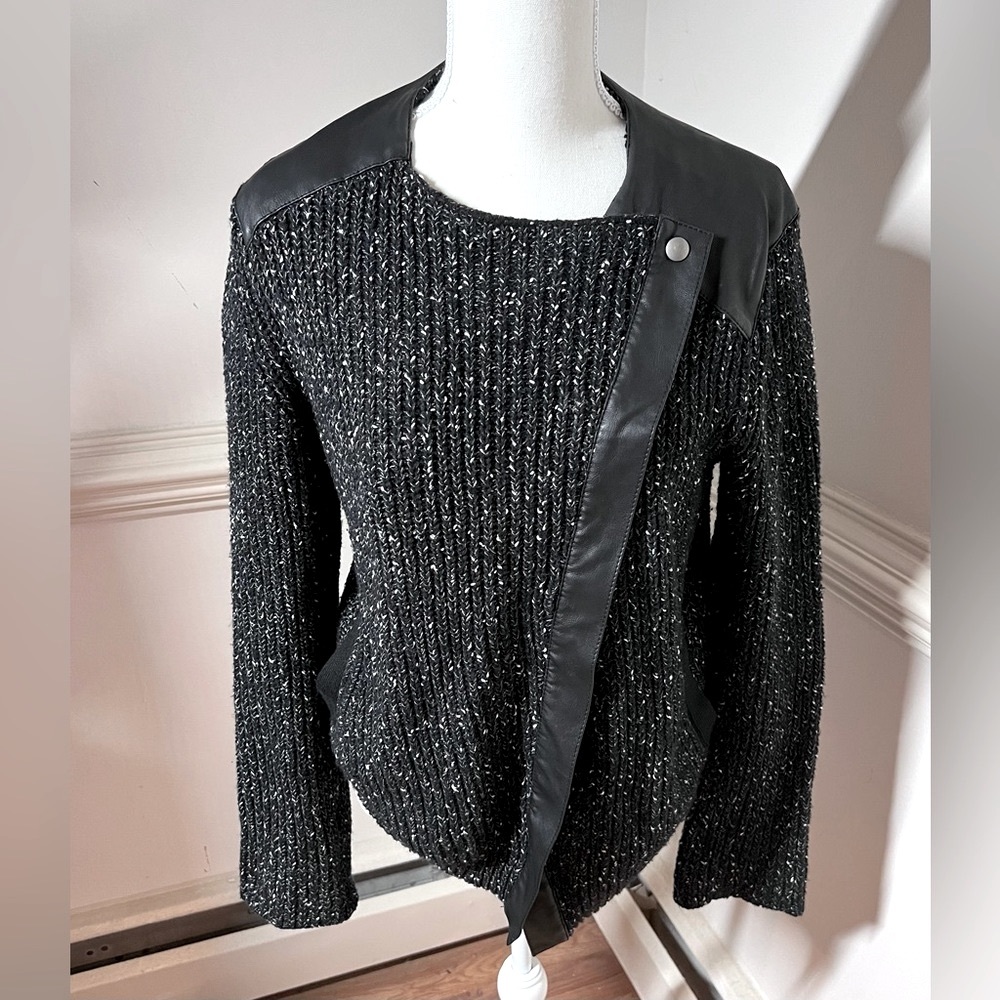 Banana Republic Wool Blend Sweater Jacket Size Medium
